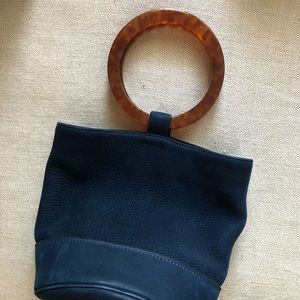 Simon Miller 20cm Bucket Bag in Smoke Blue